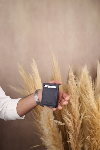 Summit 4361 Erkek Mekanizmalı Kartlık Cüzdan Siyah Çok Renkli