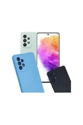 Samsung Uyumlu Galaxy A73 5G Kilif Kamera Korumali Lansman Silikon Kapak 548622690