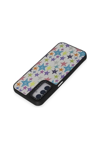 Mey İthalat Samsung Uyumlu Galaxy M14 5g Kılıf Mirror Desenli Kapak - Mirror - 18 Açık Gri