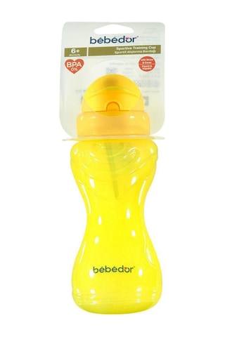 Bebedor Sportif Pipetli Bardak 330ml Sarı Diğer