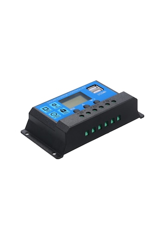 Yaozixa 20a Pwm Güneş Şarj Kontrol Cihazı - 12v/24v Otomatik Adapte, Usb Çıkışlı, Akıllı Regülatör
