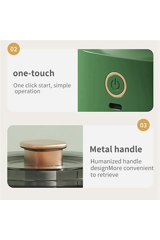 Elektrikli Sarımsak Püresi Öğütücü, Gıda Doğrayıcı, Beyaz Beyaz