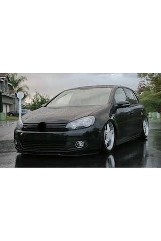 Volkswagen Golf 6 Uyumlu Ön Tampon Eki Cupra Lip Mat Siyah Body Kit