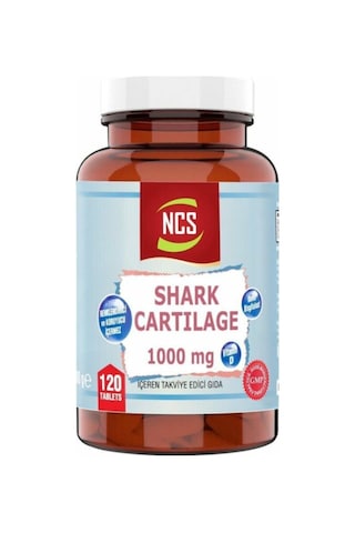 Köpek Balığı Kıkırdağı + Demir + Vitamin D 3 + Shark Cartilage 120 Tablet 2 X Kutu