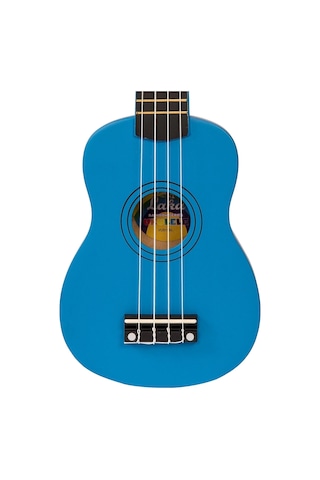 Vintage Laka Rainbow Soprano Ukulele - Blue