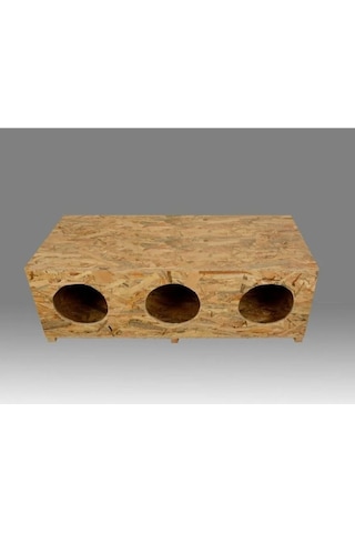 Doğal Kedi Kumu + Sudan Etkilenmez Dış Mekan Barınak Kedi Evi 90 x 39 x 32 CM