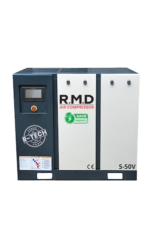 R.m.d Kompresör 50 Hp Invertörlü Vidalı Hava Kompresörü Tek Makine Üıs-50v