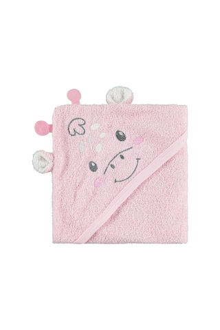 Civil Baby Zürafa Baskılı 75x75 CM Havlu - Pembe Standart