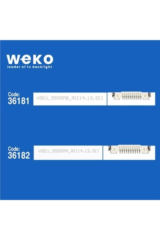Samsung Uyumlu Ue55js8500t 55'' İnç 2 Adet Tv Led Bar Tvnizin İçindeki Led Barla Aynısı Olduğunu Görmeden Almayınız. Led Bar Ürünlerinde Paket Açıldığında İade Kabul Edilmemektedir.