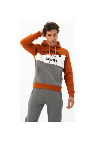 AR-MA Arma Erkek Kanguru Cepli Kapüşonlu Sweatshirt K24254928701 Pembe