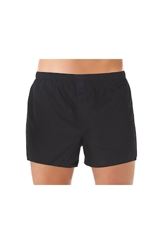 The Don Poplin Erkek Boxer Siyah