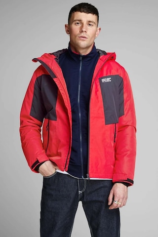 Jack & Jones Jcobest Jacket Kırmızı Erkek Mont 000000000102016863 Kırmızı