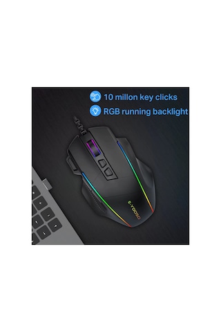 X-49 Rgb 12400 Kablolu Oyuncu Mouse Standart