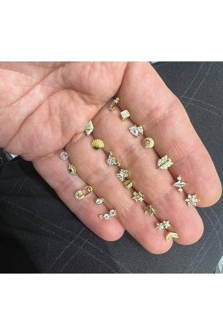 925 Ayar Gümüş Tragus Piercing