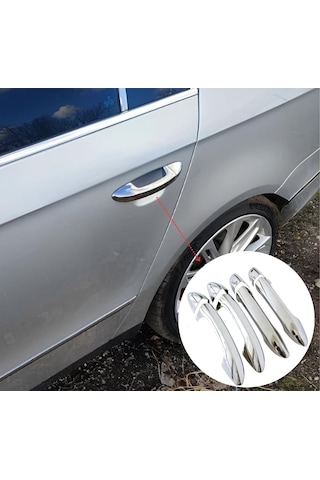 Ebal Otomotiv VW Passat B6 Krom Kapı Kolu 4 Kapı 2005-2012 Arası P. Çelik