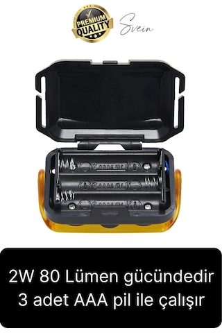 Premium Led Kafa Lambası Cob 80 Lümen Güçlü Aydınlatma Kamp Spor Tamirat Outdoor Ayarlı Fonksiyonel Çok Renkli