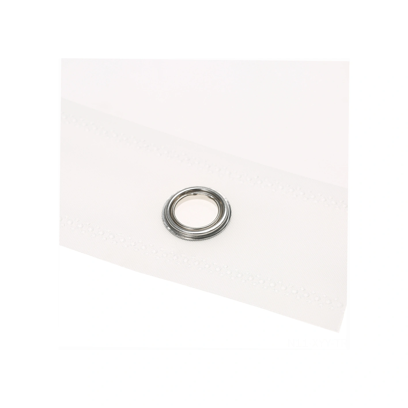 Yaleker 180x180 Cm Beyaz Peva Banyo Perdeği - Su Geçirmez & Kalıntı Önleyici, 12 Adet C Tipi Halka İle Tamamlanmış Diğer