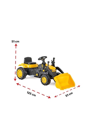 07315 Actıve Traktör Kepçeli S17211721 Çok Renkli