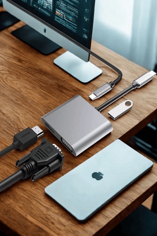 Büro Ev Ofis Cihazları İçin 4k-4port Connector