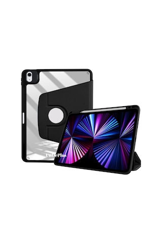 Apple Uyumlu iPad Air 11inç M2 2024 Kılıf Termik Kalem Bölmeli Dönebilen Standlı Kılıf Air 4./5.nesil
