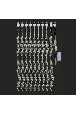 Saçaklı 3 3 Metre Yıldız Boncuklu Dekor Led Usb Ev, Oda Ve Organizasyon Dekoru Hakkında Ürün Açıklam Çok Renkli