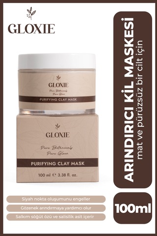Gloxie Arındırıcı ve Matlaştırıcı Kil Maskesi 100 ML