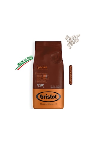 Bristot Speciale Orta Kavrulmuş Premium İtalyan Espresso Çekirdek Kahve 1 KG
