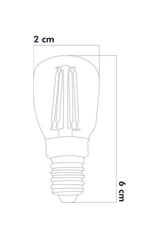 Heka Led Rustik Ampul E14 C7 Ampul 2w 2700k Gün Işığı 3'lü Erd-69