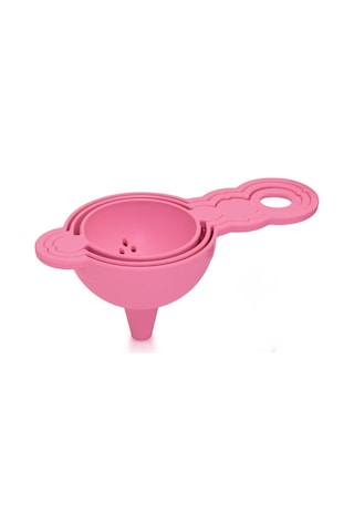 Buffer Pratik Yumurta Süzgeci Mini Süzgeç Huni Seti Hepsi Bir Arada Beyaz