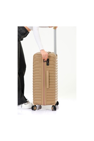 Keo-plus Gold Orta Boy Silikon Kırılmaz Pp Valiz Siyah