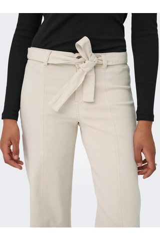 Only Onlmadison-missouri Hw Belt Kadın Pantolon 15367004 Ekru