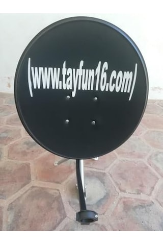 Tayfun Siyah 70 Cm Full Hd 4k Uydu Çanak Anteni-antrasit