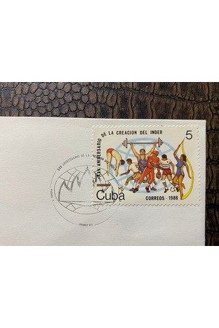 Cuba Fdc / Küba İlk Gün Zarfı Iıv Aniversario De La Creacion Del İnder