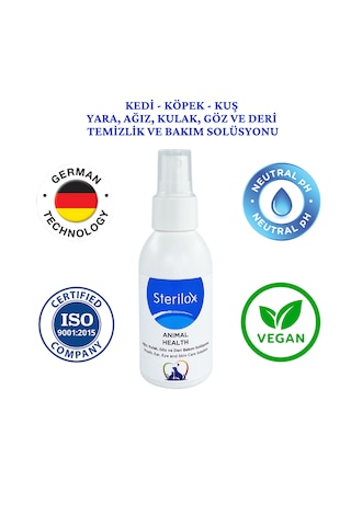 Sterilox Animal Health Yara Ağız Göz Bakım Solüsyonu 100 ML