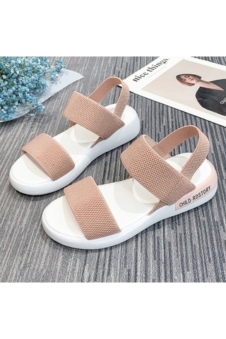 Maoyaya Roma Tarzı Kadın Plaj Terliği: Pembe, 40 Beden, Şık Ve Rahat Modeller Pembe