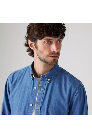 Levi's Erkek Authentic Button-down Mavi Gömlek - A7210-0025 Mavi