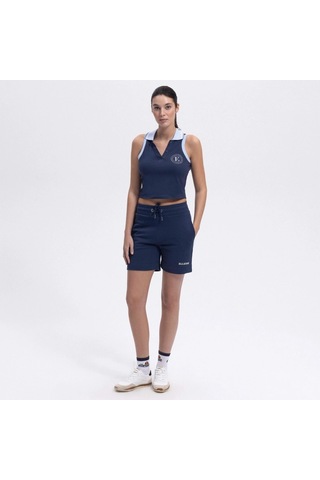 Ellesse Kadın Lacivert Pamuklu Şort Ef406-nv Lacivert