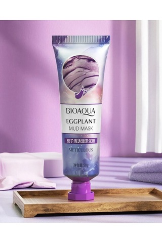 Bioaqua Patlıcan İçerikli Arındırıcı ve Nemlendirici Çamur Kil Maskesi 50 G