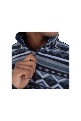 Hurley Hurley Mesa Windchill 1/4 Zip Erkek Mavi Polar 6721 Lacivert