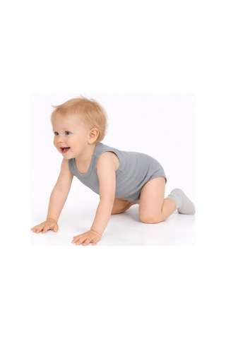 Civil Baby Basıc 3 Lü 0-36 Ay Çıtçıtlı Badi - Bej Taş Rengi