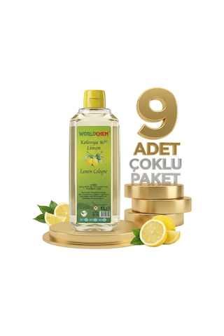 Worldchem Limon Kolonyası 9x1 Lt