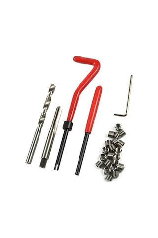 Pazly 15 Adet M-10 X 1.25 Diş Tamir Takımı Helicoil Uyumlu Seti