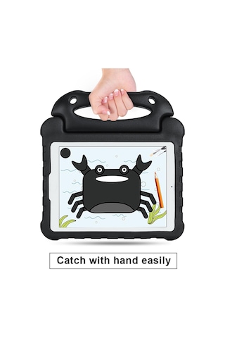 Suntek Çocuklar Eva Koruma Kılıfı Standı Ipad Mini Siyah