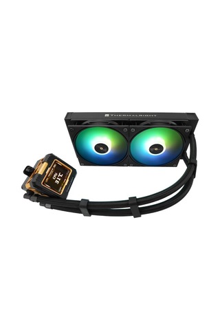 Thermalright Frozen Warframe 240 Black ARGB 240 MM Intel-AMD Uyumlu İşlemci Sıvı Soğutucu Siyah + TF7 Termal Macun