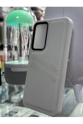 Samsung A54 5/g Uyumlu Deri Kartlıklı Kılıf