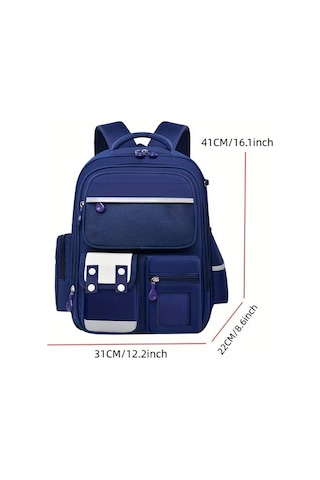 Dream011 Bilimsel Ridge Koruma Rahat Dekompresyon Sirt Cantasi Ilkokul Ogrencileri Icin Kraliyet Mavisi Hafif Buyuk Kapasiteli Ayarlanabilir Aski Fermuar Kapatma Kraliyet Mavisi