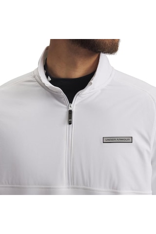 Under Armour Ua Drive Pro Hybrid Yarım Fermuarlı Sweatshirt-31715 beyaz