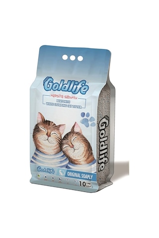 GoldLife Marsilla Sabunlu Topaklanan Bentonit Kalın Taneli Kedi K