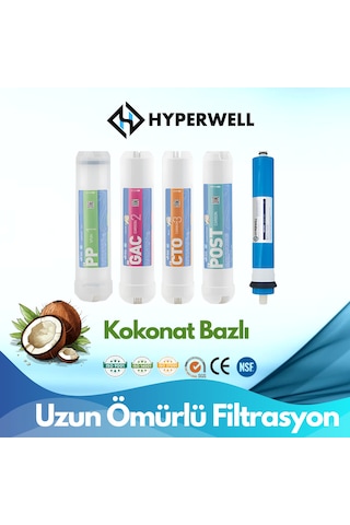 Hyperwell Naturel Premium 13 Aşamalı Pompalı Su Arıtma Cihazı