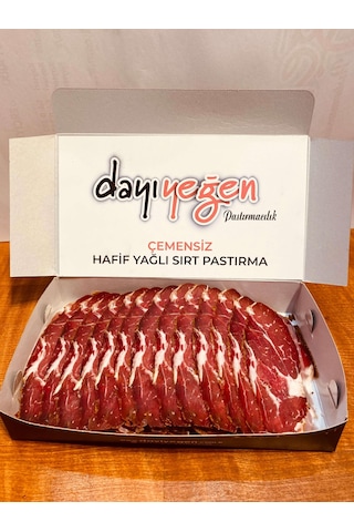 Dayı Yeğen Çemensiz Hafif Yağlı Sırt Pastırma 1 KG